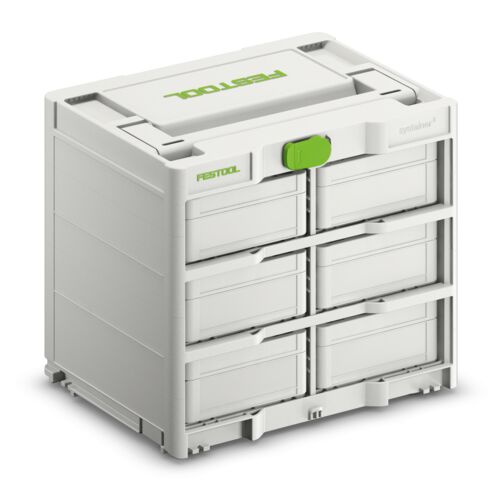 Oppbevaringshylle for systainer Festool SYS3-RK/6 M 337-Set