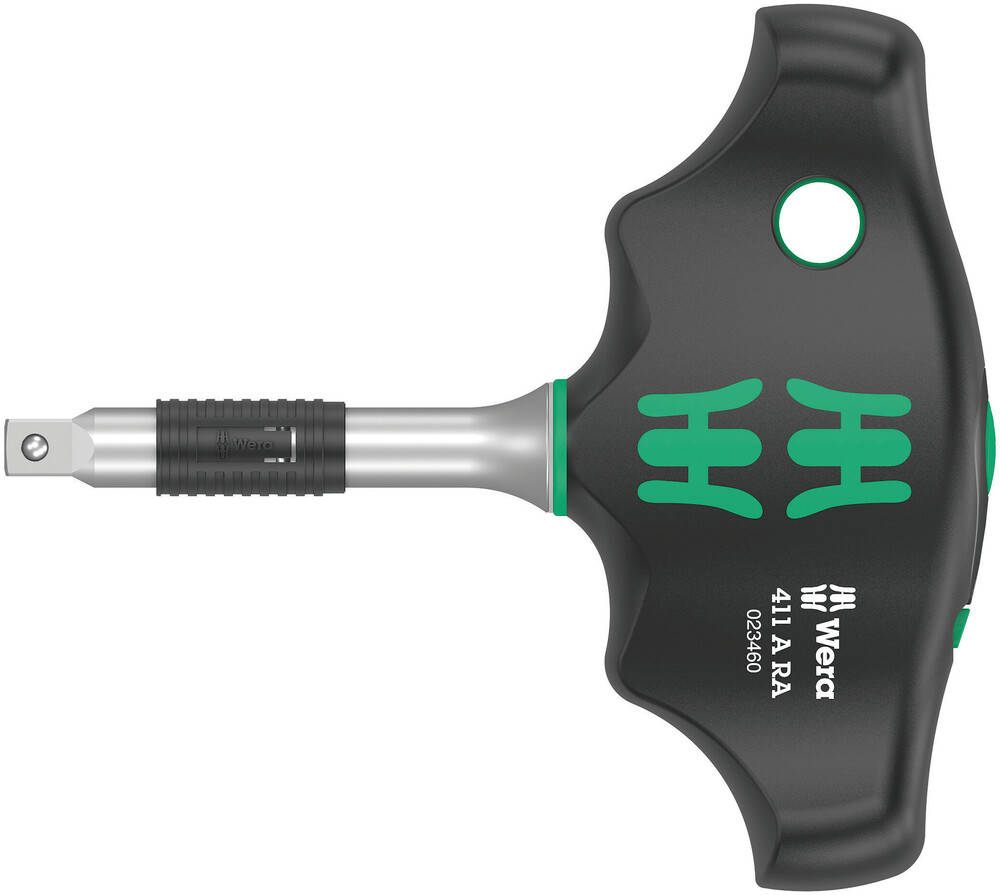 Skrutrekkerhåndtak Wera 411 A RA; 1/4''; 99 mm