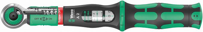 Dreiemomentnøkkel Wera Safe-Torque A 2; 1/4''; 2-12 Nm