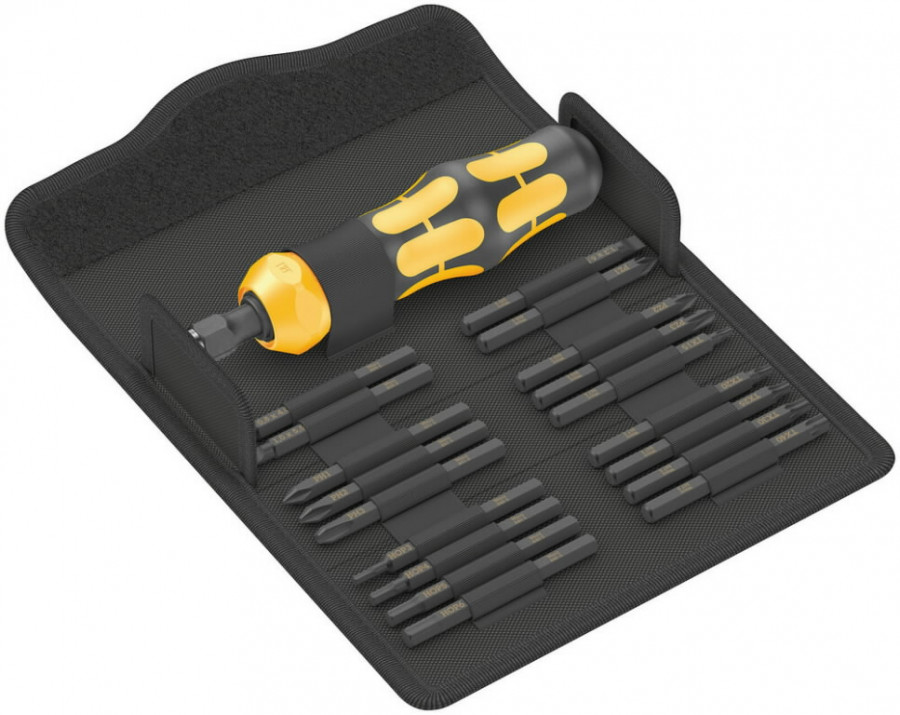 Slagtrekker Wera Kraftform Kompakt 900 Set 1 + skrutrekker bits