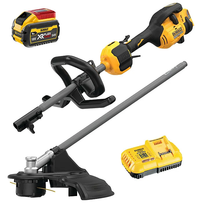 Multifunksjonelt hageverktøy DeWalt DCMAS5713X1-QW; 54 V; 1x9,0 Ah batt.