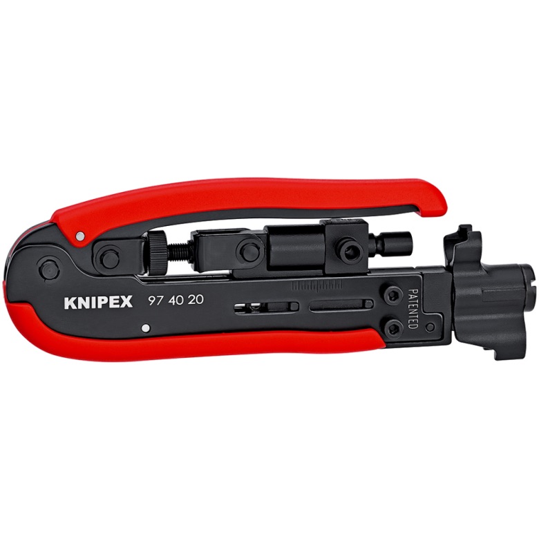 Crimpverktøy for isolerte kabeløyer og kontakter Knipex 974020SB; 175 mm