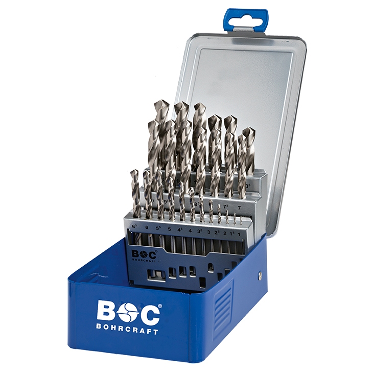 Metallborsett Bohrcraft BC11291310025; HSS-G; 1-13 mm; 25 stk