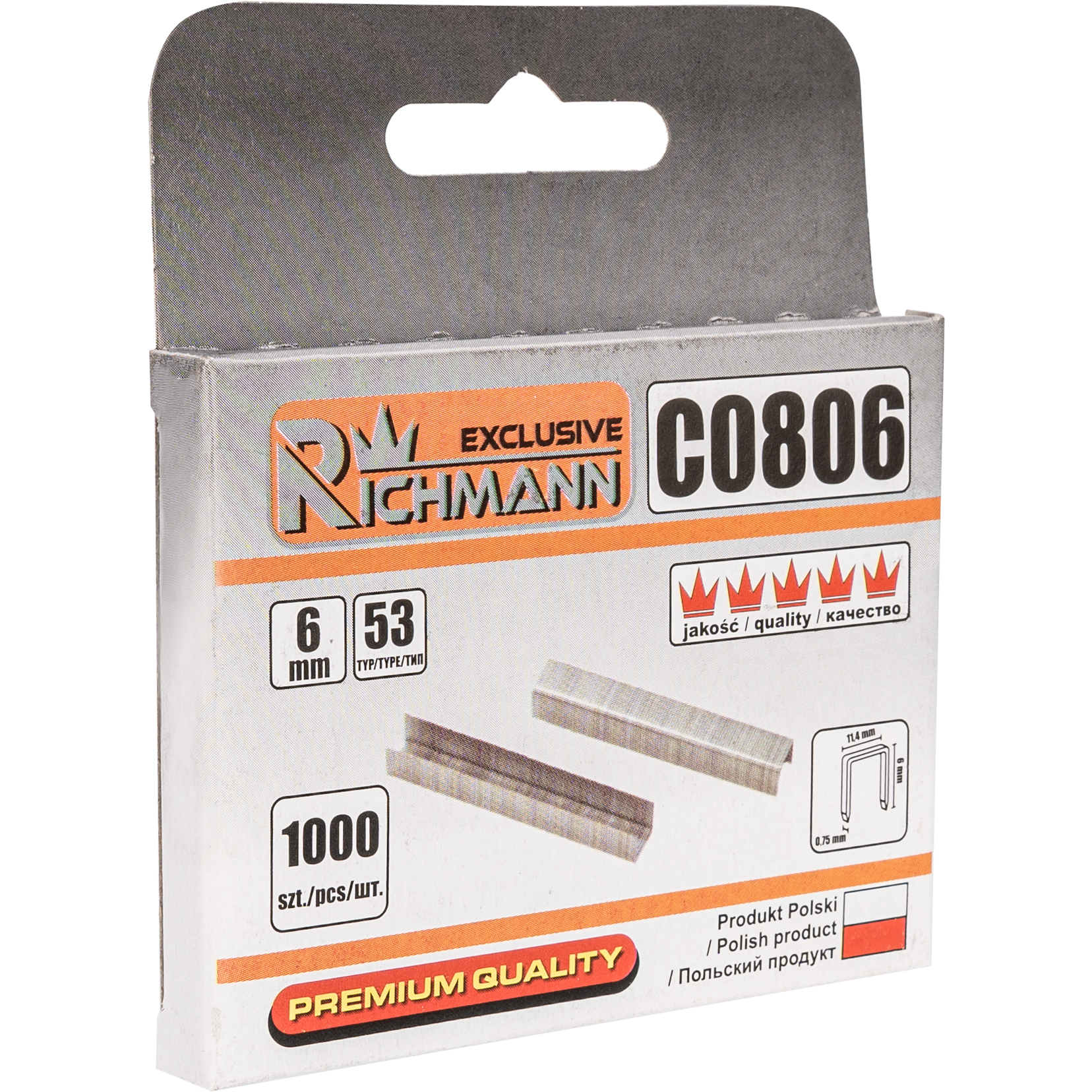 Stifter Richmann C0806; 11,4x6,0 mm; 1000 stk; type 53