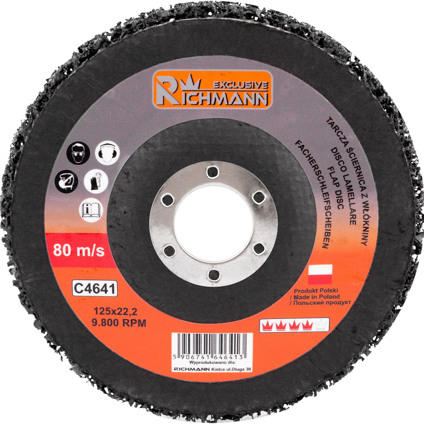 Slipeduk Richmann C4641; 125 mm