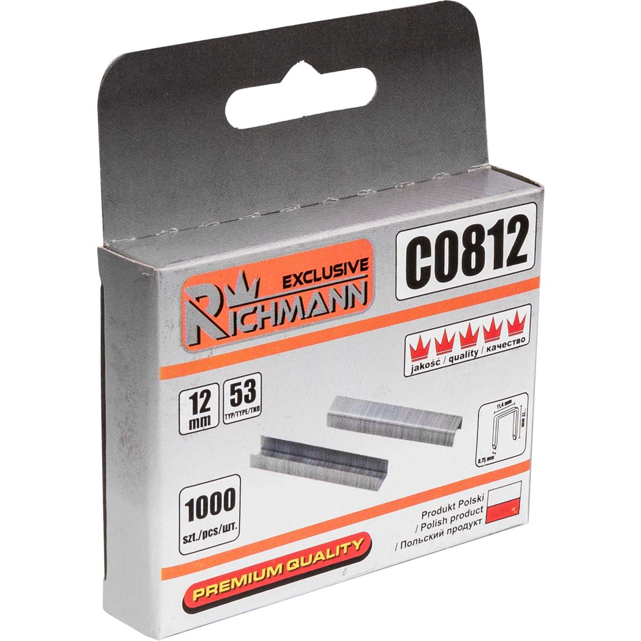 Stifter Richmann C0812; 11,4x12 mm; 1000 stk; type 53