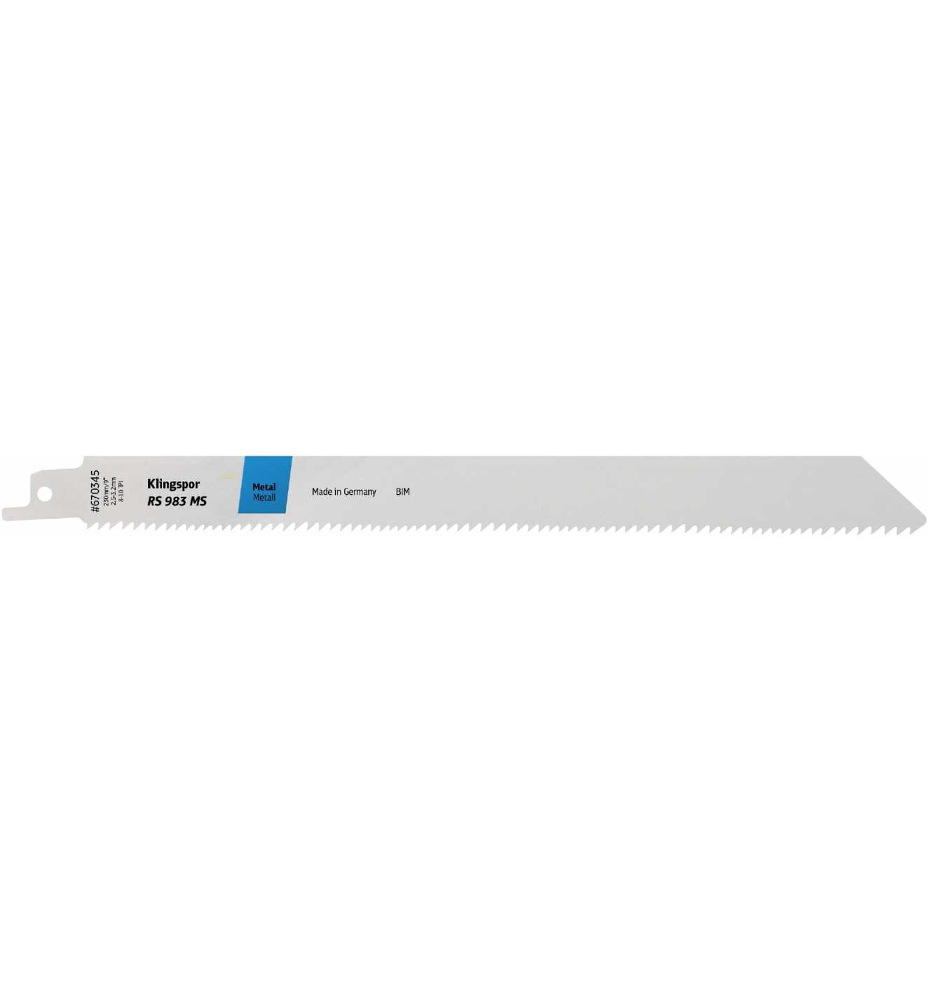 Tigersagblad Klingspor 670345; 230 mm; 5 stk