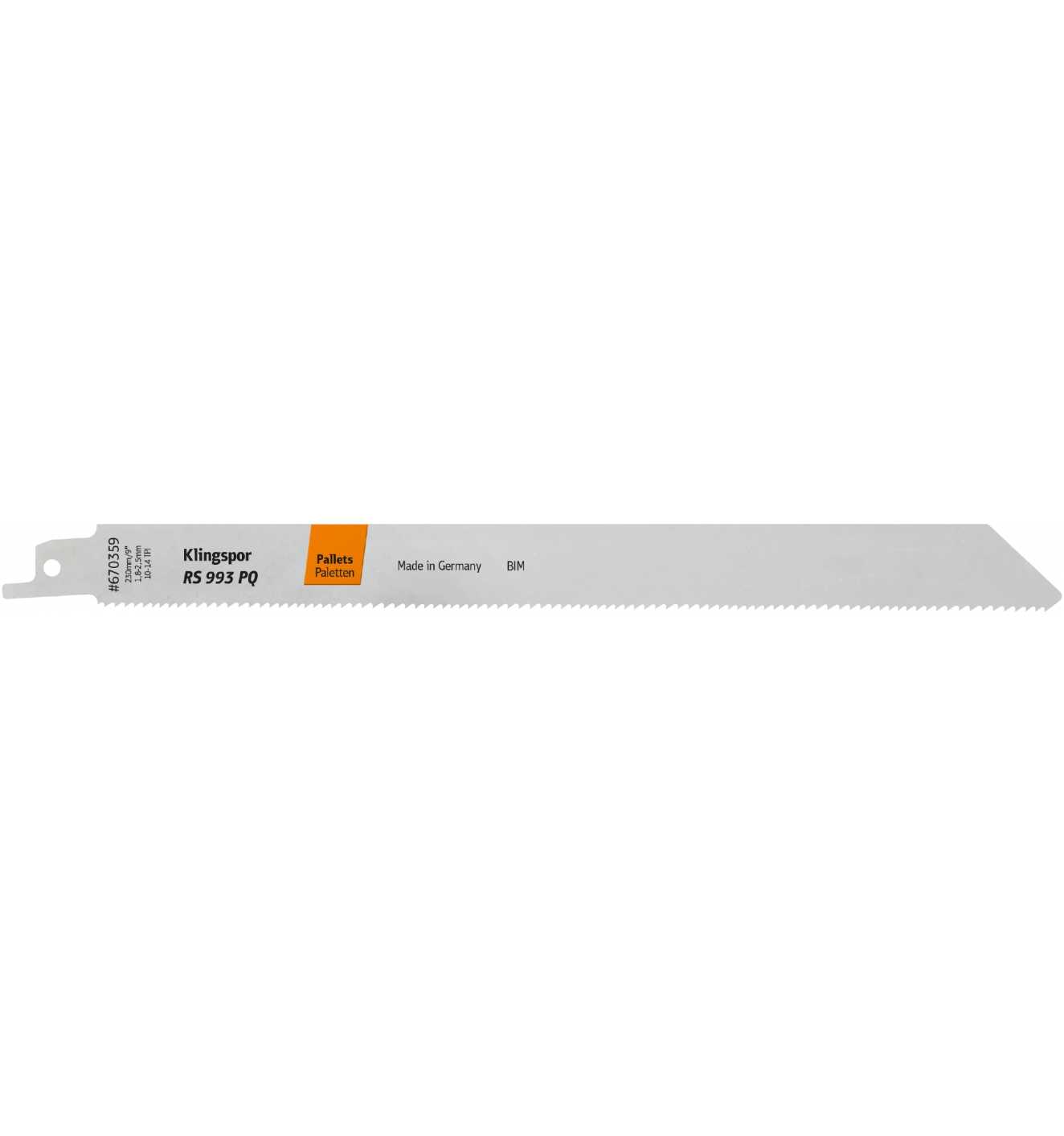 Tigersagblad Klingspor 670359; 230 mm; 5 stk