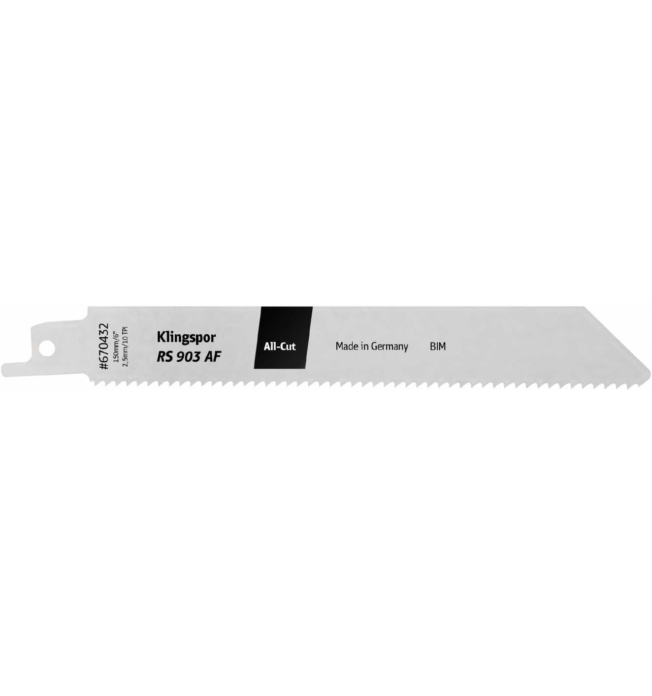 Tigersagblad Klingspor 670432; 150 mm; 5 stk