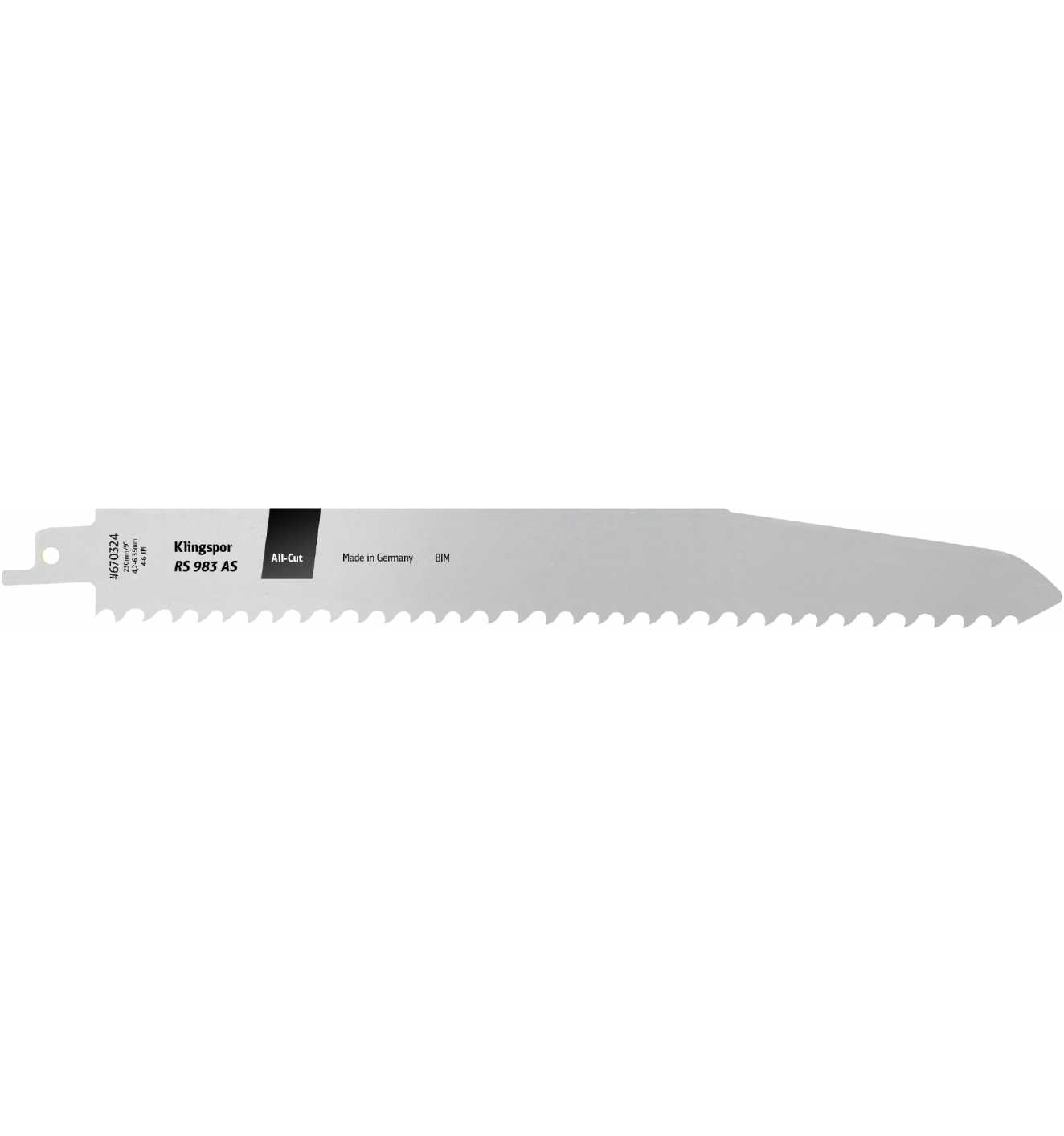 Tigersagblad Klingspor 670324; 230 mm; 5 stk