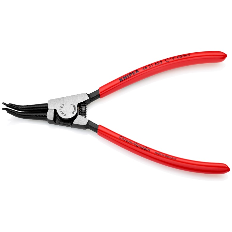 Låseringtang Knipex 4631A22; 185 mm