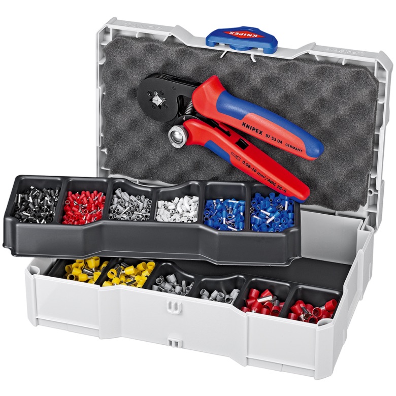 Kabelskotang Knipex 979009; 180 mm + tilbehør