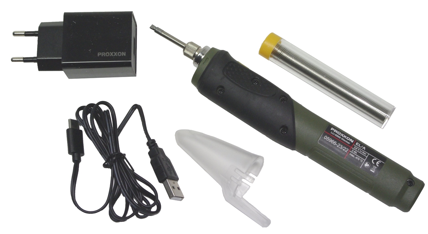 Loddebolt Proxxon EL/A; 3,6 V; 1x2,0 Ah batt.