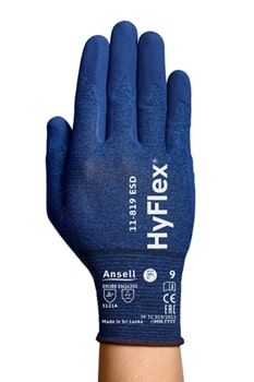Hansker Ansell HyFlex 11-819 ESD; 11 størrelse