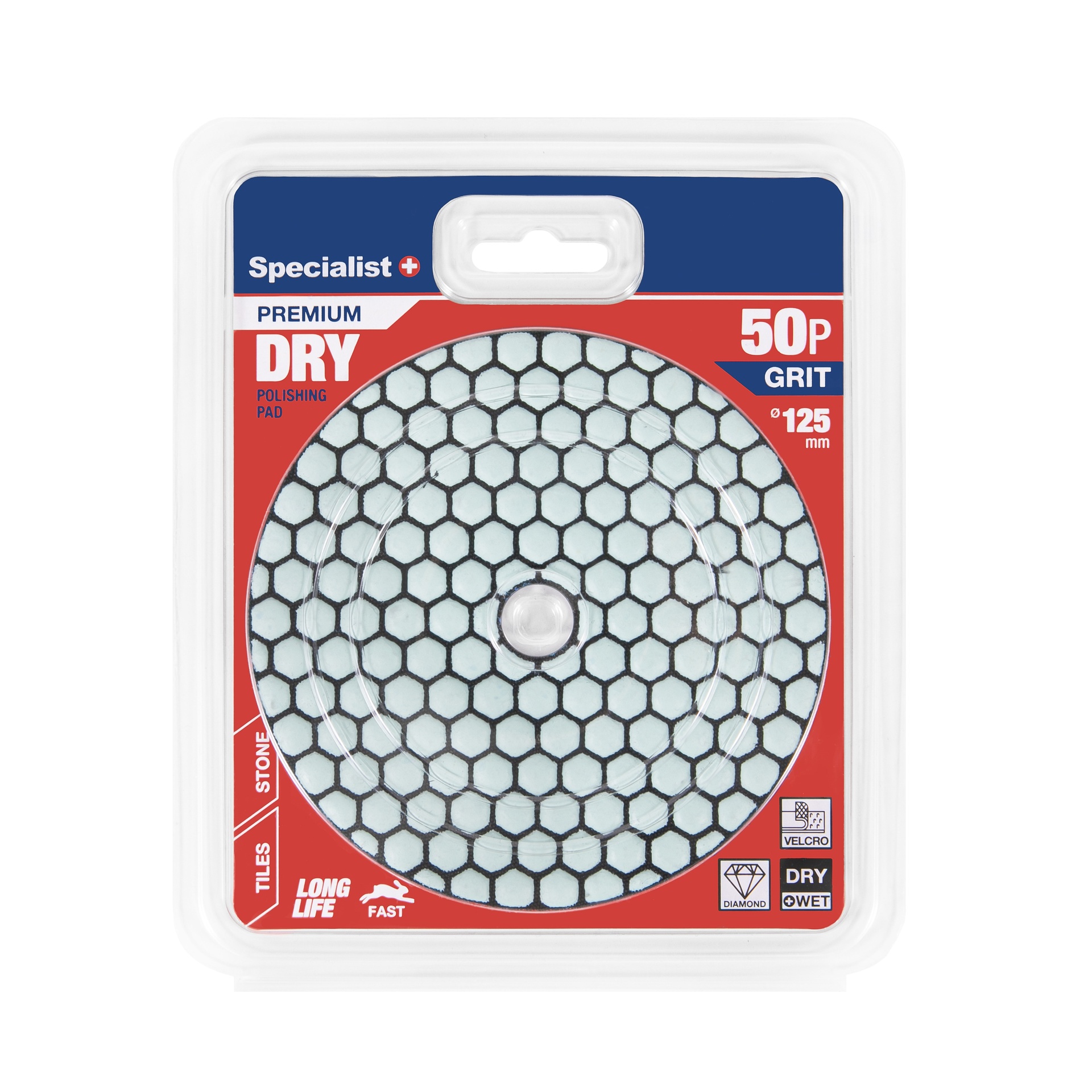 Diamantslipeplate Specialist 37-1050; 125 mm; P50