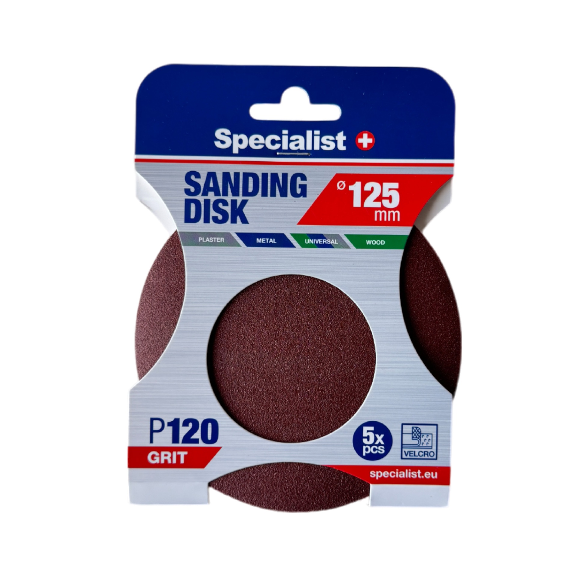 Sandpapir Specialist 250-1120; 125 mm; P120; 5 stk