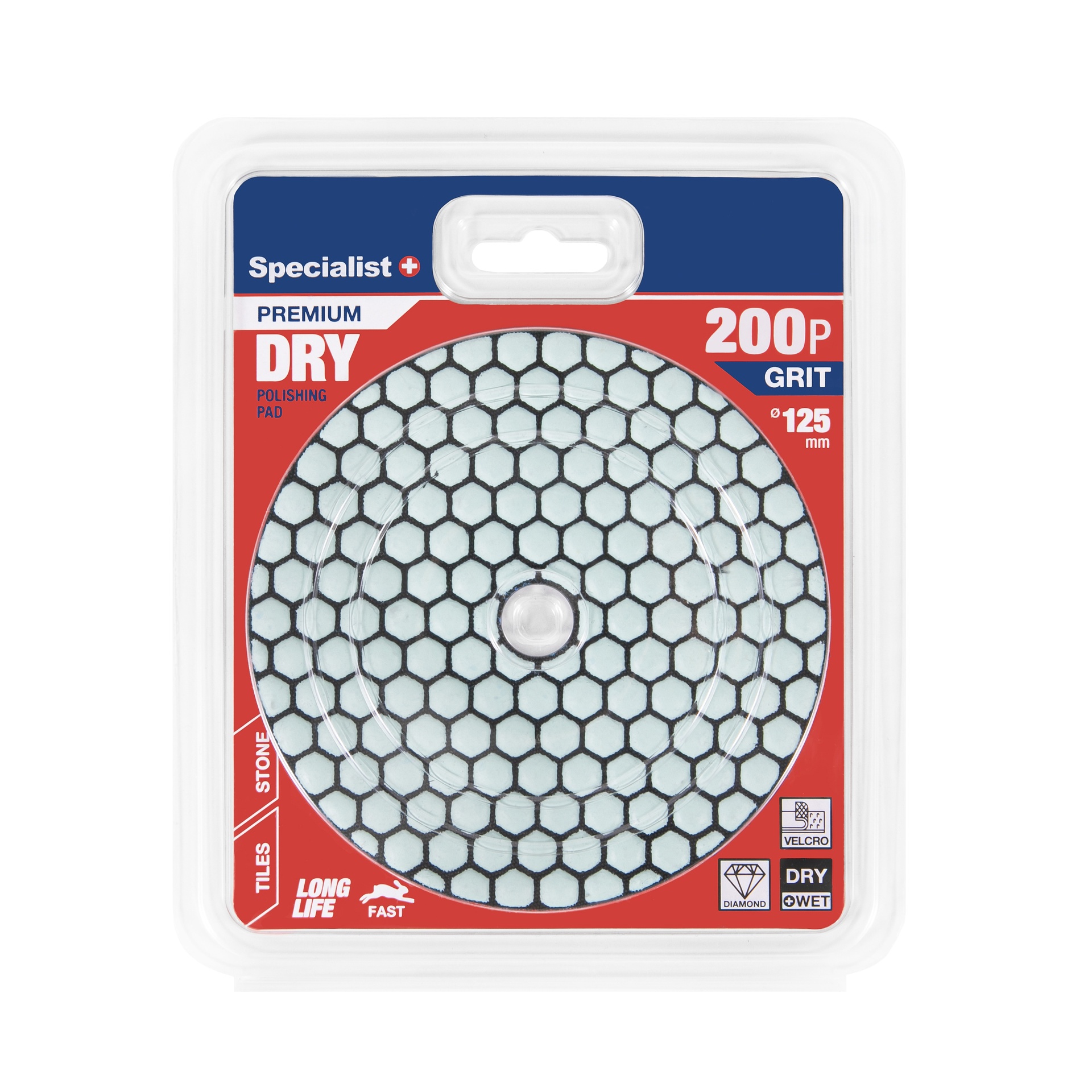 Diamantslipeplate Specialist 37-1200; 125 mm; P200