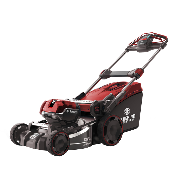 Gressklipper Blue Bird LM 22-46-T; 2x21 V; 2x5,0 Ah batt.
