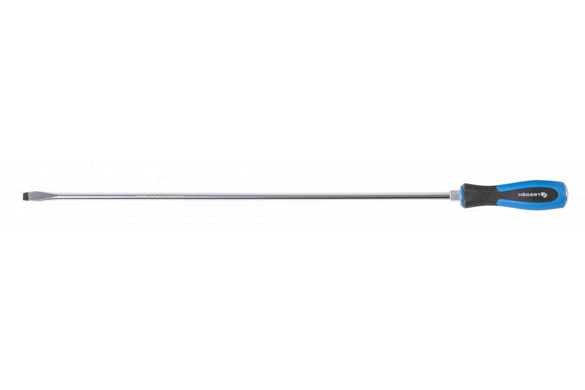 Flat skrutrekker Hogert HT1S081; SL8; 450 mm