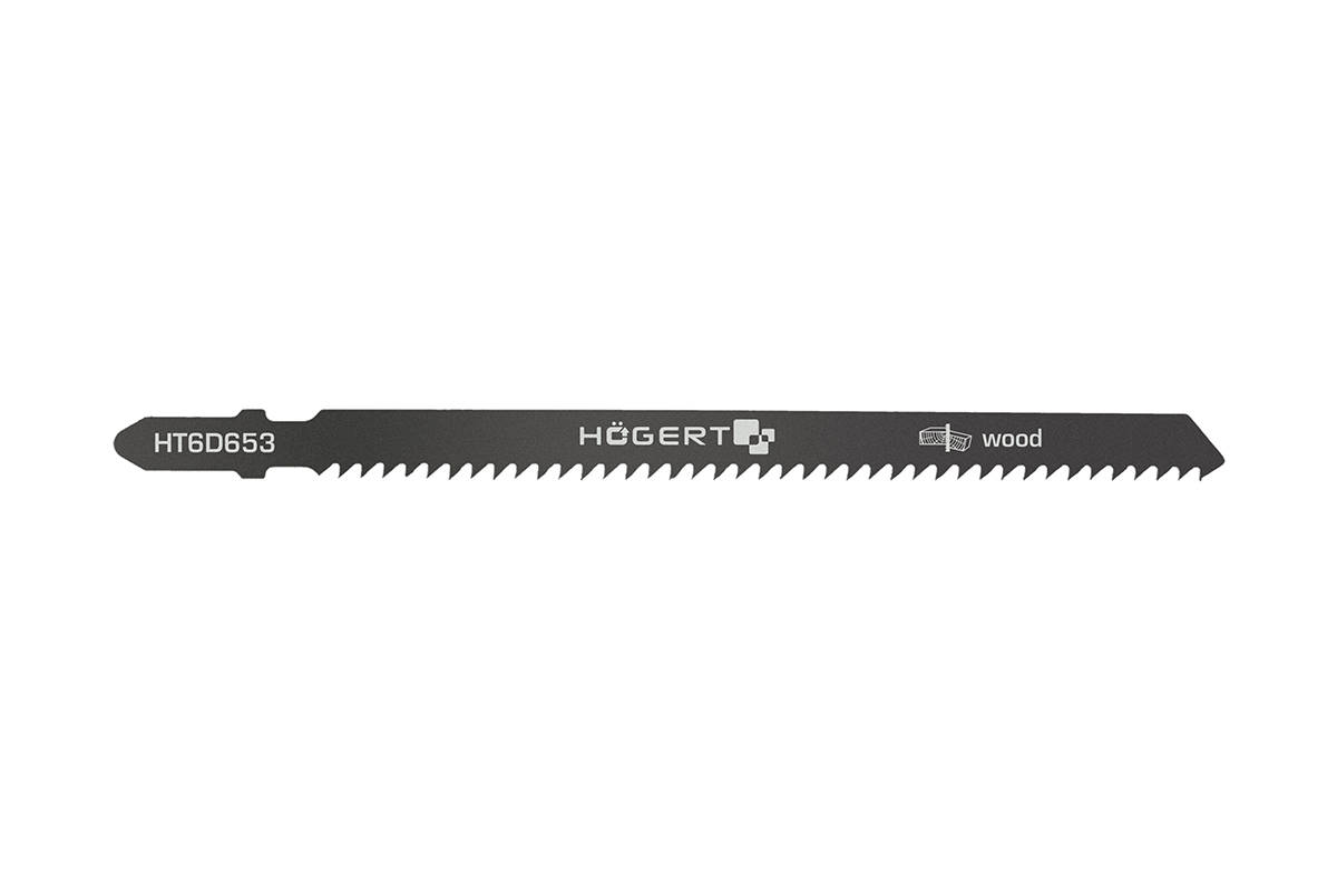 Stikksagblad Hogert HT6D653; 126 mm; 5 stk