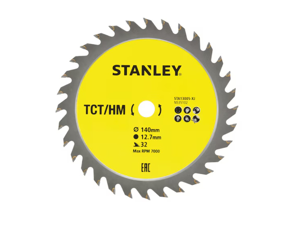 Sagblad for tre Stanley STA13005-XJ; 140x12,7 mm; 32T