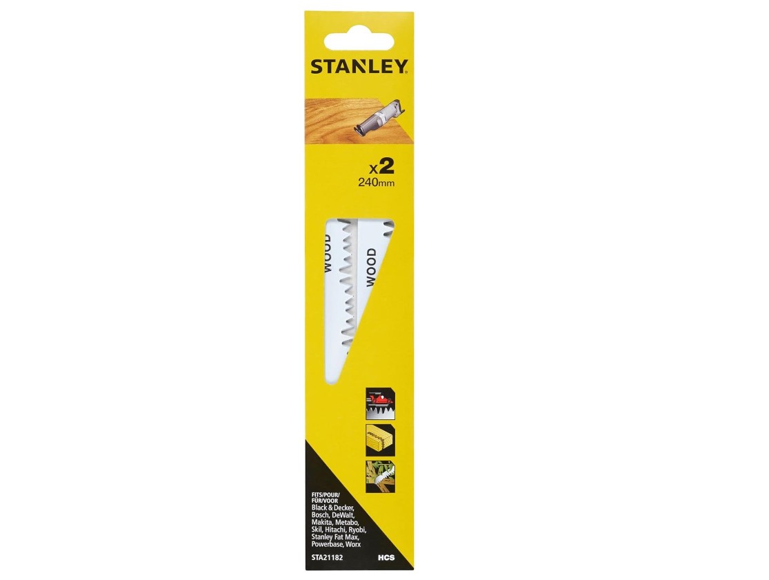 Tigersagblad Stanley STA21182-XJ; 240 mm; 2 stk