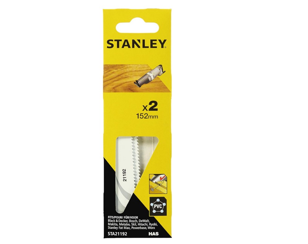Tigersagblad Stanley STA21192-XJ; 152 mm; 2 stk