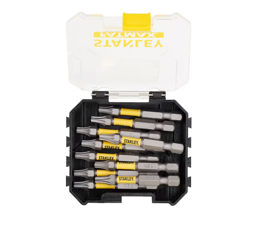 Skrutrekkersett Stanley STA88574-XJ; T20x50 mm; 10 stk