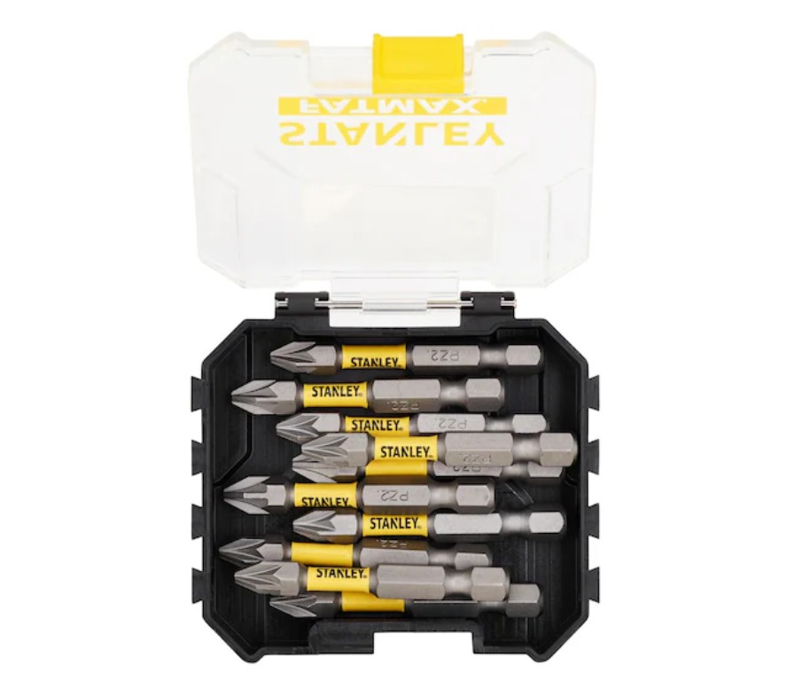 Skrutrekkersett Stanley STA88572-XJ; PZ2x50 mm; 10 stk