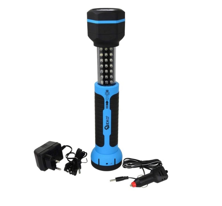Arbeidslampe Geko G15108; 230V/12V
