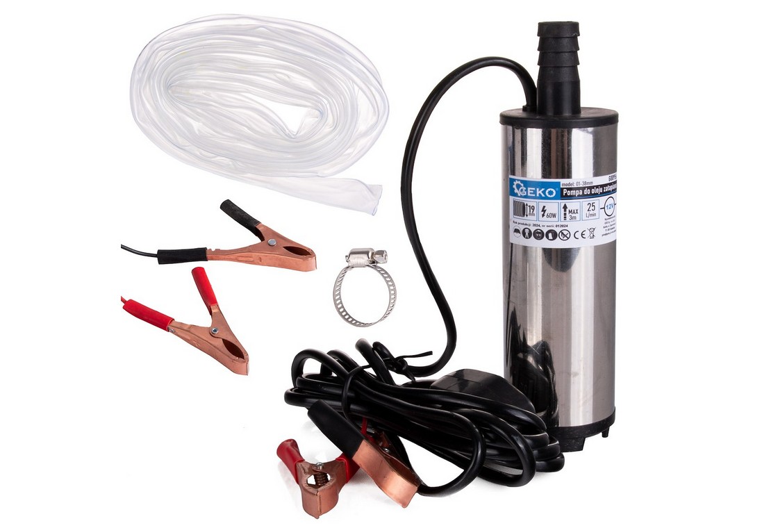 Oljiepumpe Geko G00956; 12 V