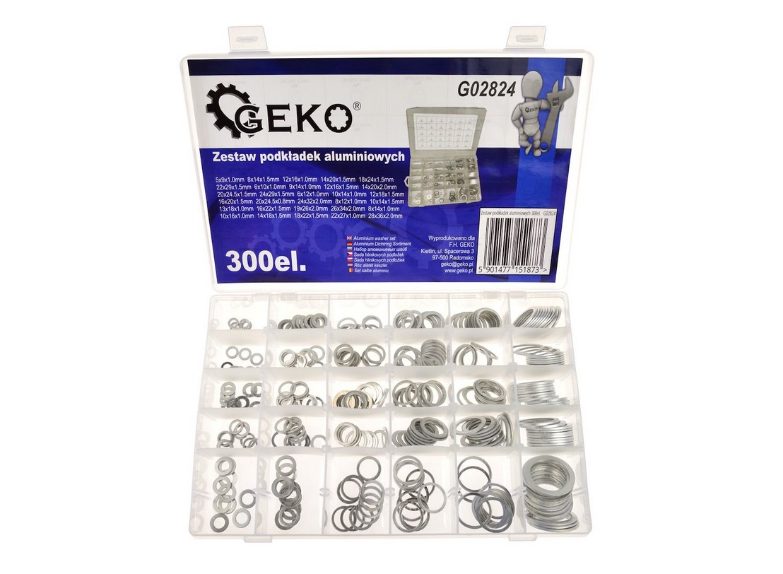 Sett Geko G02824; 300 stk