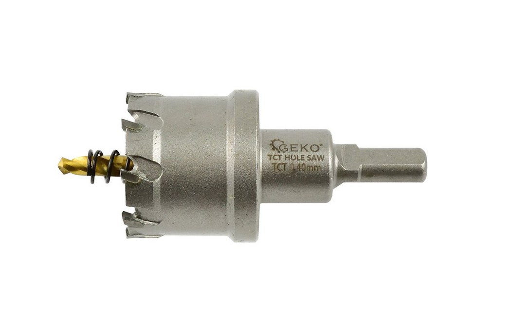 Core cutter with shank and pilot drill bit Geko G39687; 40 mm