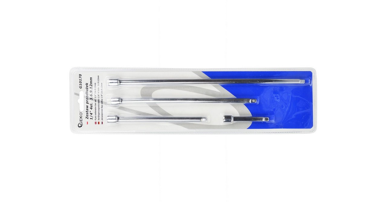 Adaptersett Geko G10170; 1/4''; 4 stk