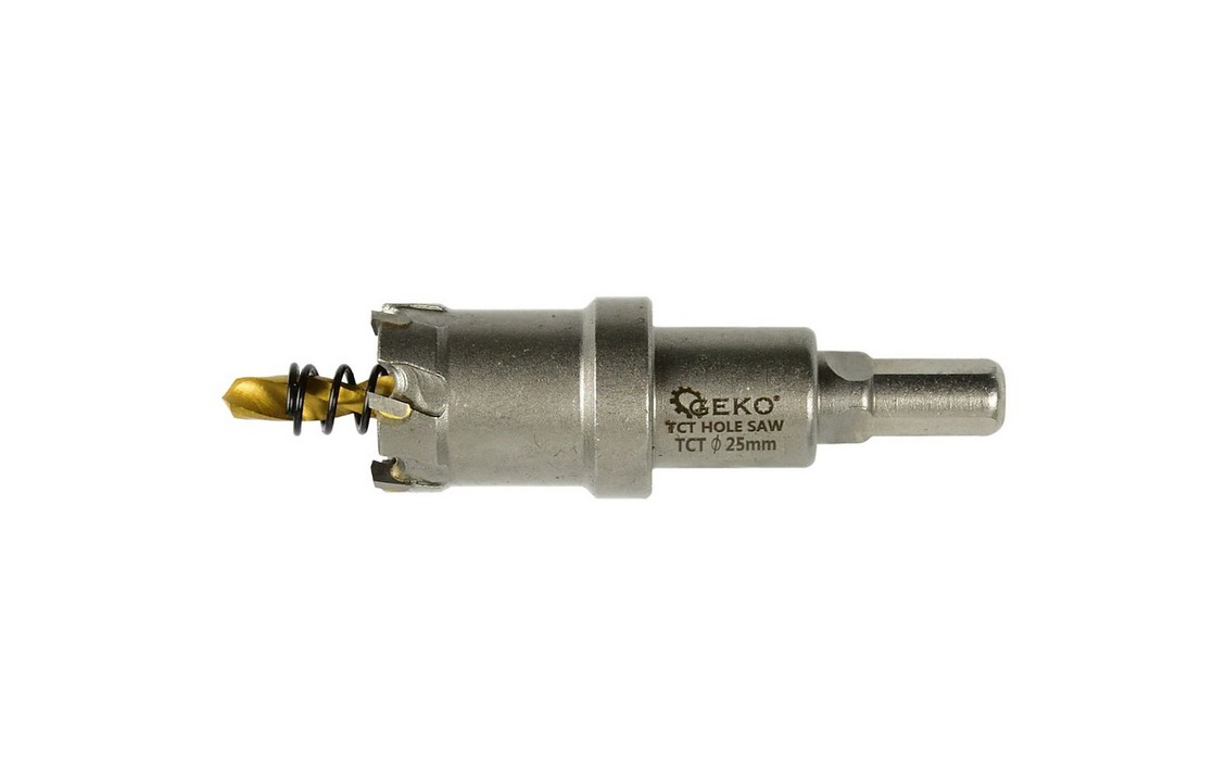 Core cutter with shank and pilot drill bit Geko G39684; 25 mm