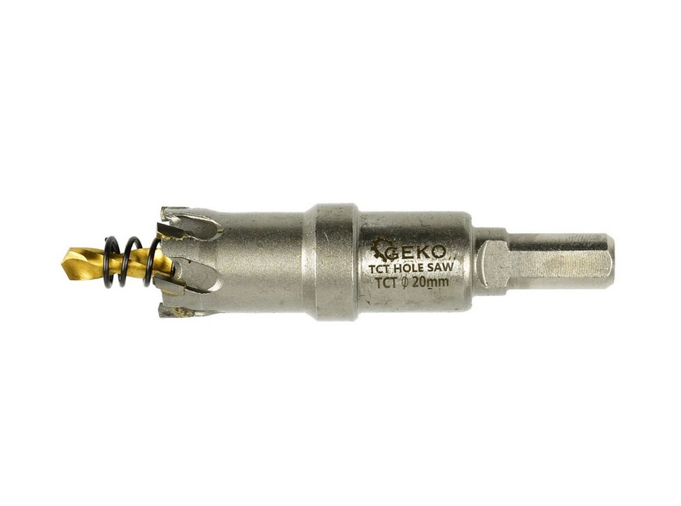 Core cutter with shank and pilot drill bit Geko G39682; 20 mm