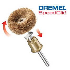 SpeedClic grov og mellomgrov slipeskiver Dremel 511S; 25 mm; 2 stk