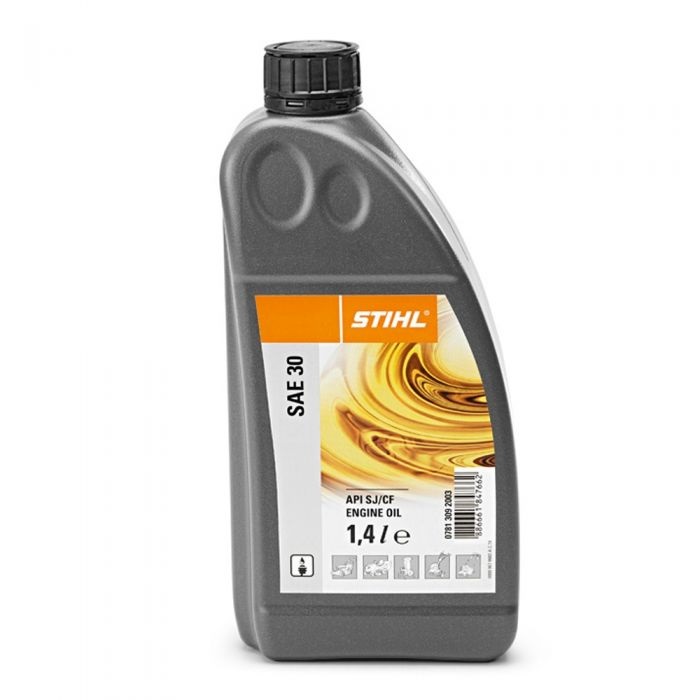 Olje Stihl SAE 30; 1,4 l; for hage maskiner med firetaktsmotorer