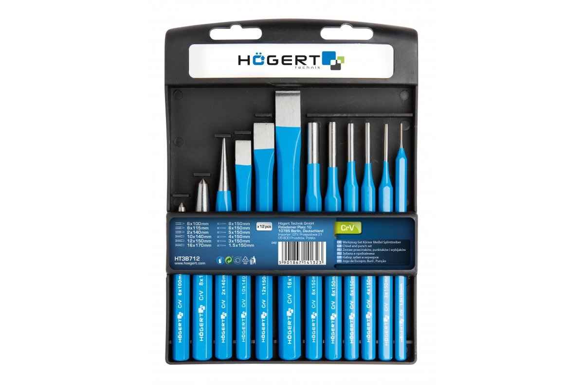 Meiselsett Hogert HT3B712; 12  stk