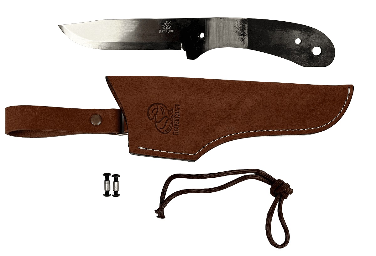 Kniv med hylster BeaverCraft BSH-kit 2; 240 mm