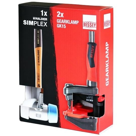 Verktøysett Bessey GK15-SIMPLEX-A; 3 stk