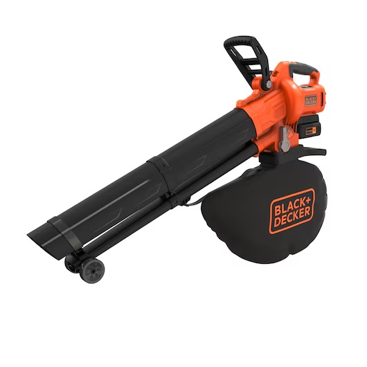 Batteridrevet løvblåser/suger Black & Decker BCBLV3625L1-QW; 36 V; 1x2,5 Ah batt.