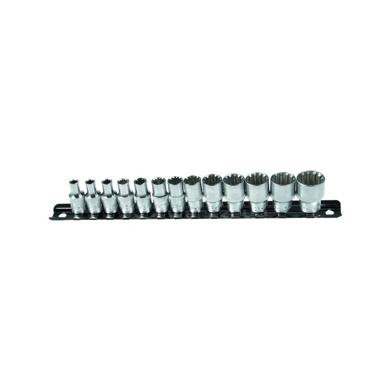 Hylsenøkkelsett Condor Werkzeug C2113; 4-14 mm; 1/4''; 13 stk