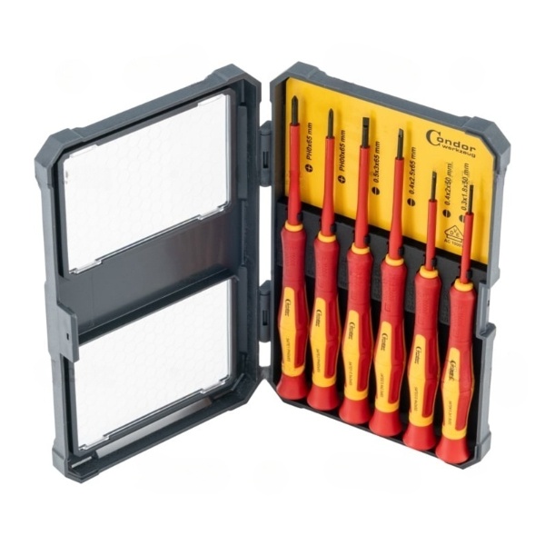 Skrutrekkersett Condor Werkzeug C11826; VDE; SL/PH; 6 stk