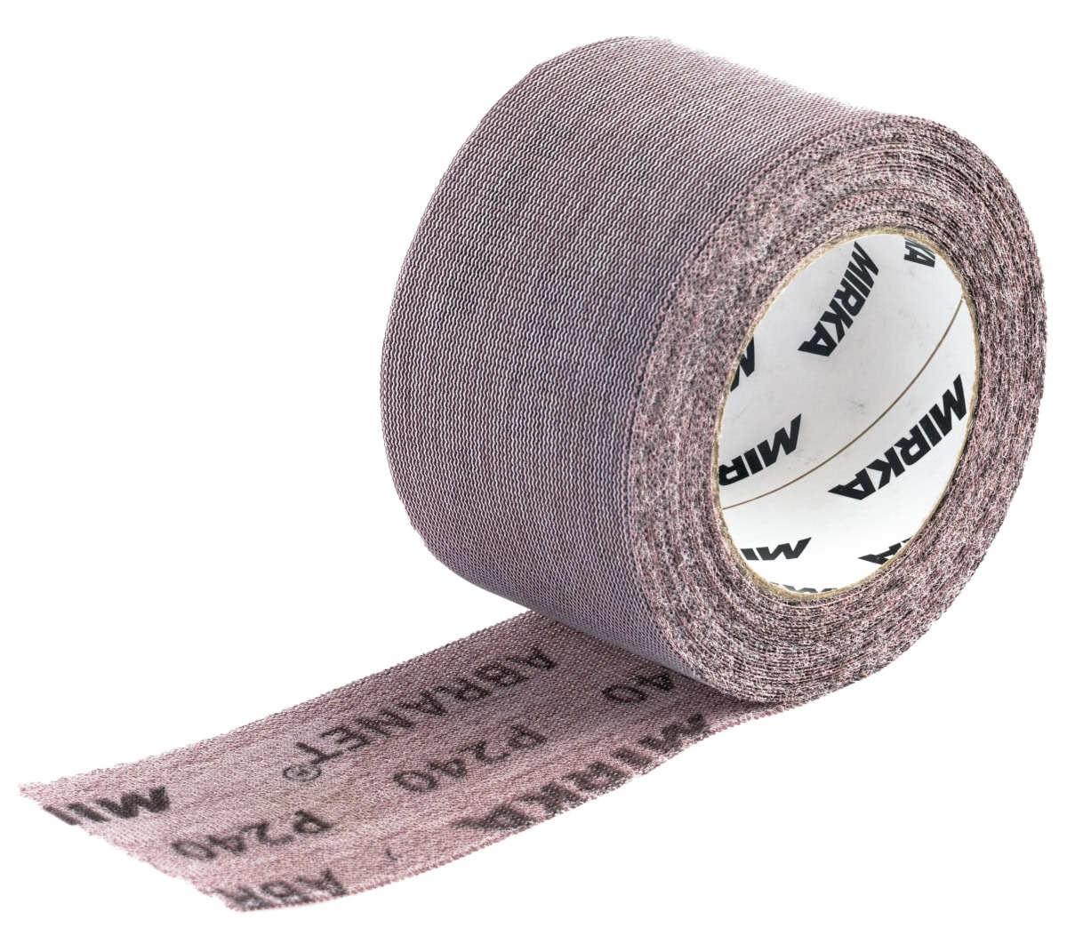 Nettmønstret slipepapir rull Mirka 545BI001803R; 75 mm; 10 m; P80
