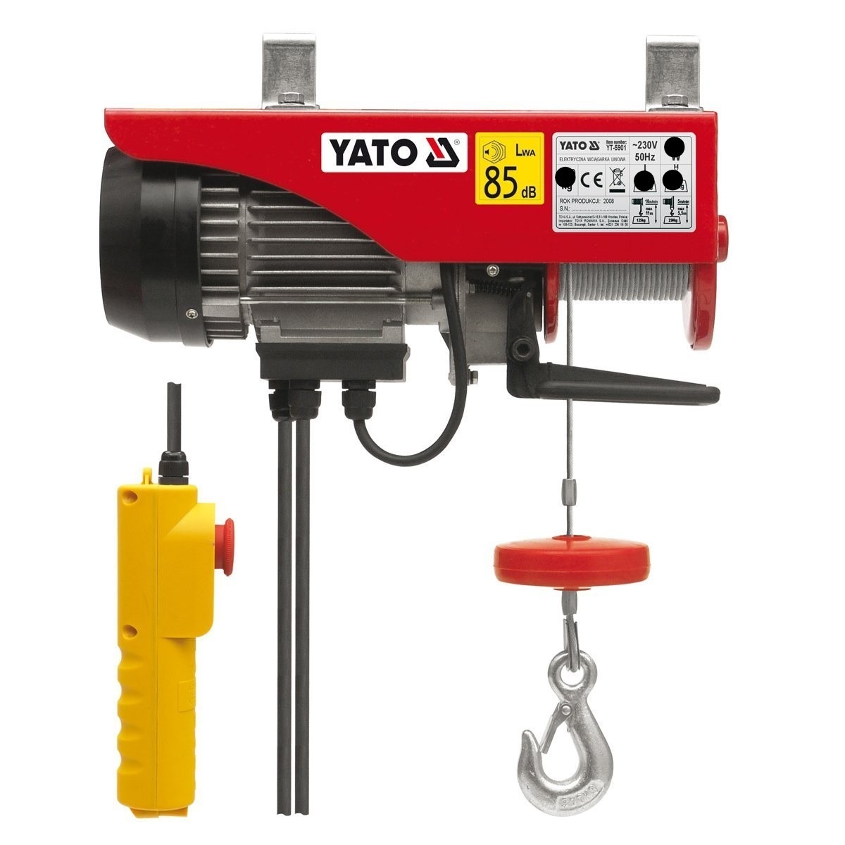 Elektriskløftevinsj Yato YT-5902; 550 W; 300 kg