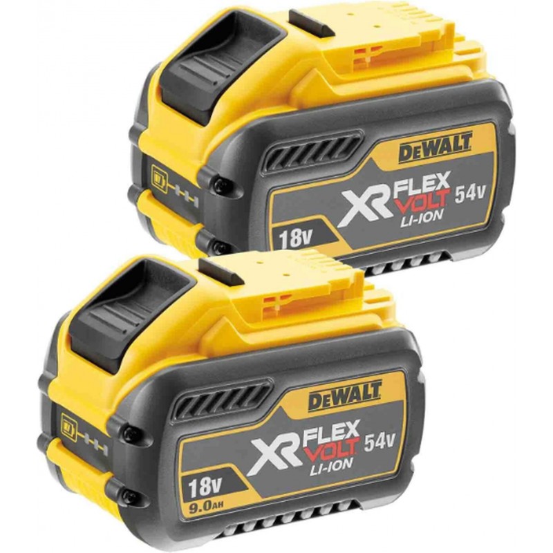Batteri DeWalt DCB547X2-XJ; 18/54 V; 9,0 Ah; Li-ion; 2 stk