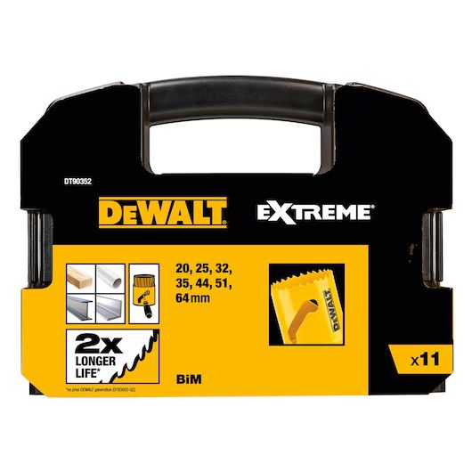 Hullsagsett DeWalt DT90352-QZ; 20-64 mm; 11 stk