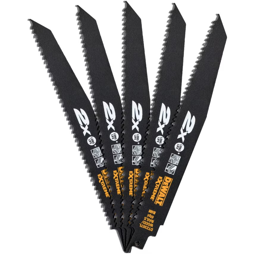 Tigersagblad DeWalt DT2307L-QZ; 228 mm; 5 stk