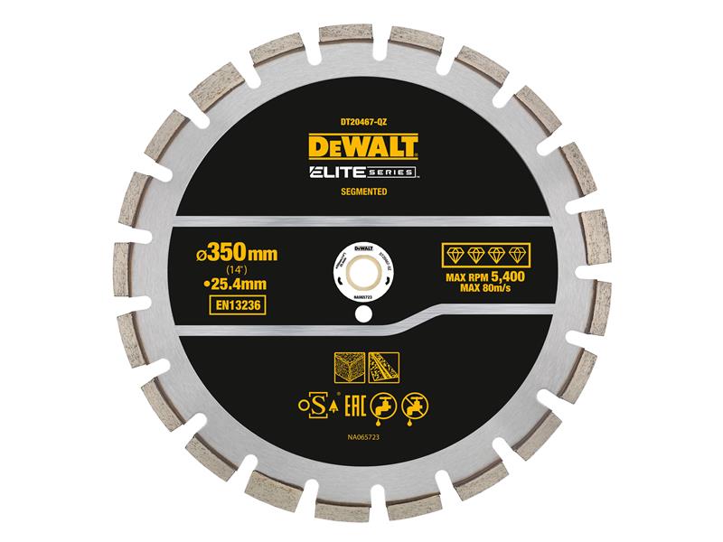 Diamantkappeskive DeWalt DT20467-QZ; 350 mm